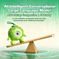 Jouets en peluche, poupée interactive en peluche AI pour enfants, apprentissage des langues, pratique vocale, racontage d'histoires, cadeau de vacances, peluche IA