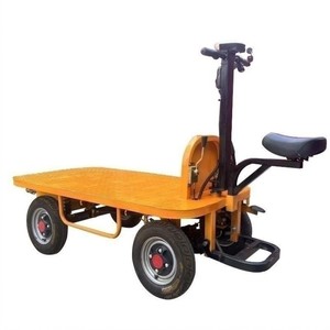 Carro de Transporte Móvil de Acero con Plataforma Plana, Herramienta Logística para Invernaderos y Almacenes - Product Image 1