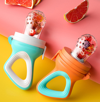 BPA-vrije zachte siliconen babyfopspeen, voedselveilig fruitvoeder voor vaste voeding