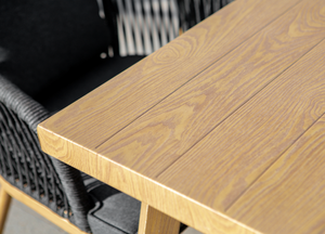 Khung sắt ngoài trời Vườn ghế đặt dệt Patio đồ nội thất cho khách sạn căn hộ sân tầng hầm nhà văn phòng dây dệt - Product Image 3