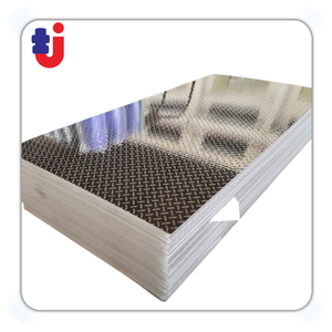 1060 1050 6061 3003 Legierung gemusterte gerippte Aluminium prüf platte Aluminium karierte Bleche - Product Image 1