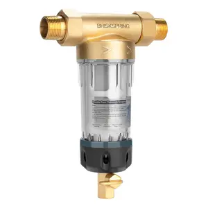 40 micron thép không gỉ 304 wasserfilter ống nước lớn tốc độ dòng chảy Pre lọc nước với scraper