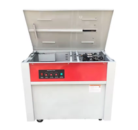 Machine de cerclage de boîte de moteur double semi-automatique de haute qualité, machine de cerclage de bande de pp