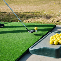Tapis de frappe de golf LFL GOLF-002 en gazon synthétique écologique 3x5 pieds pour entraînement en intérieur et utilisation avec simulateur – Vente en gros