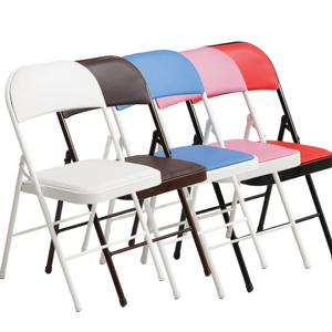Sedia Pieghevole Moderna in Metallo per Campeggio, Hotel, Matrimoni ed Eventi - Economica e Portatile - Product Image 1