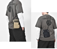 Nouvelle pochette de voyage transfrontalière multifonctionnelle en nylon avec sangle de cou, étanche et anti-RFID pour passeport et documents