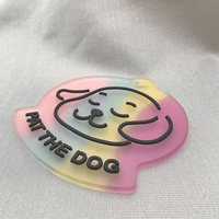 Étiquettes en PVC souple personnalisées de haute qualité, avec logo de dessin animé en relief 3D, directement de l'usine, patchs décoratifs pour vêtements de mode