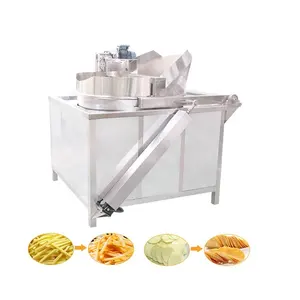 High quality semi-automatic fried potato chips making machine/ frozen french fries production line