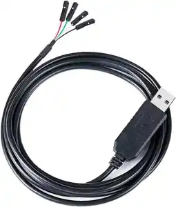 高销量Usb至Ttl串行Uart转换器电缆，带Ftdi芯片，4路接头，适用于电路板