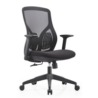 Chaise de bureau ergonomique JOHOOFURNITURE, directement de l'usine, pour un confort optimal au bureau, avec coussin épais et base robuste.