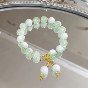 Pulsera de Cristal de Color Caramelo de Moda, Pulsera Ajustable con Cuentas de Vidrio, Joyería Fina para Mujeres y Niñas - Product Image 6
