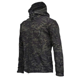 Veste Softshell Tactique Homme Imperméable Polaire Coupe-Vent pour Travail Extérieur Taille Moyenne Revêtement PU - Product Image 4