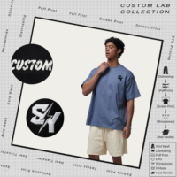 Camiseta Personalizada con Serigrafía, 190g, Algodón Transpirable, Corte Holgado, Unisex, Estilo Urbano, Venta al Por Mayor OEM