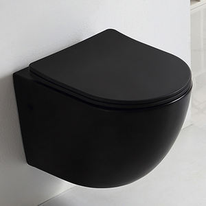 Inodoro colgado en la pared sin montura Mulit Color, inodoro de cerámica de una pieza, <span class=keywords><strong>dimensiones</strong></span> pequeñas, trampa P, inodoro colgado en la pared, tazón montado en la pared - Product Image 3