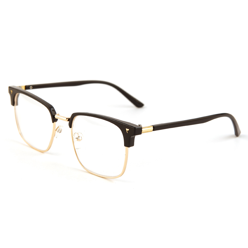 Browline Glasses Vintage Metal Frame Unisex Design