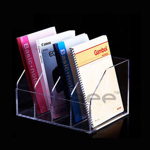 ספרים לילדים מדף אחסון <span class=keywords><strong>plexiglass</strong></span> נתונים מתלה מגזין מיקום דוכן אקריליק מדף ספרים - Product Image 4