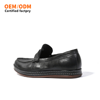 Fabricant de chaussures en cuir pour hommes, chaussures habillées en cuir de cheval véritable faites à la main, vente en gros et sur mesure, chaussures décontractées pour affaires, OEM ODM