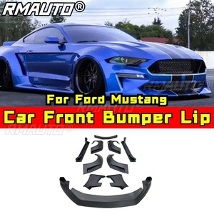 Kit carrosserie pour Ford Mustang : Lame de pare-chocs avant, jupes latérales, spoiler de pare-chocs arrière, protection de passage de roue arrière, accessoires automobiles - Product Image 2