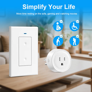 16A Remote Control nirkabel Outlet Switch <span class=keywords><strong>Kit</strong></span> Untuk lampu kipas & peralatan ABS bahan nilai arus 120V nilai tegangan - Product Image 4