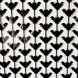 Оптовая продажа 1x2 м череп тыква летучая мышь Хэллоуин занавес Хэллоуин Вечеринка фон стены декоративные двери занавес - Product Image 3