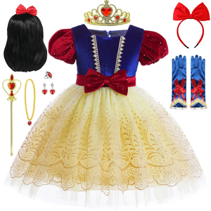 Halloween Costume Kids Puff Sleeve Costumes Children Party Birthday Fancy Gown Easter Princess Costume Girls <strong>Snow</strong> <strong>White</strong> <strong>Dress</strong> <strong>up</strong> - Product Image 1