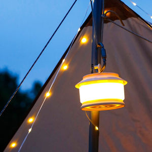 Lampe de camping LED COB portable de luxe 20M à manivelle télescopique étanche IP44 pour extérieur, 5 modes, rechargeable par Type-C - Product Image 4