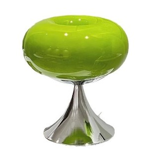 Lampe de table moderne du milieu du siècle rétro pomme verre énergie électrique inscrit crème pour chambre salon français Bauhaus inspiré - Product Image 5