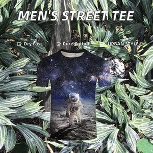 Camiseta Personalizada para Hombre, 100% Algodón, Impresión por Transferencia de Calor, Diseño Sólido, Estilo Urbano, Manga Corta - Product Image 3