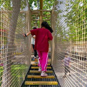 Parc <span class=keywords><strong>de</strong></span> trampolines suspendus Ropecube Aerial Rope Maze, structure <span class=keywords><strong>de</strong></span> jeu en altitude, équipement <span class=keywords><strong>de</strong></span> parc d'aventure sans harnais. - Product Image 3