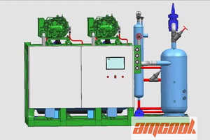 Compressore di Refrigerazione Professionale Refcomp, Unità di Condensazione Semi-ermetica da 5 CV per Celle Frigorifere - Product Image 3
