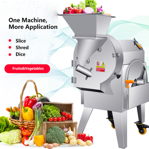 Cortadora y Rebanadora Eléctrica Automática Comercial de Verduras, Cebollas y Patatas en Cubos para Restaurantes, Procesador de Alimentos SUS304 - Product Image 2