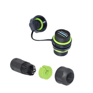 Conector impermeable de nailon M20USB 3.0, conector impermeable para montaje en coche, conector impermeable para comunicación de datos, IP68 - Product Image 4