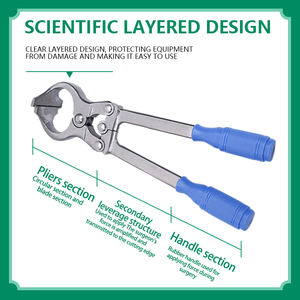 Peralatan dokter hewan baja antikarat penjepit kastanye sapi - Product Image 4