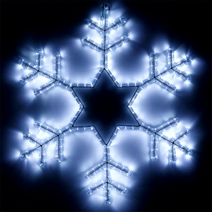 Add a Winter Touch to Christmas Streets with Custom Snowflake Motif <b>Lighting</b> and LED Displays - Product Image 1