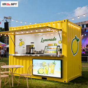Café préfabriqué 20FT 40FT Restaurant Conteneur d'expédition de luxe Café Bar pour en-cas Chips Rapide pour kiosque - Product Image 5
