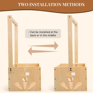 Bằng gỗ bé tắm thùng tủ quần áo sơ sinh mới cha mẹ món quà chào đón cản trở hộp Giỏ bé lưu trữ THÙNG GỖ Hộp Quà Tặng thùng gỗ - Product Image 3