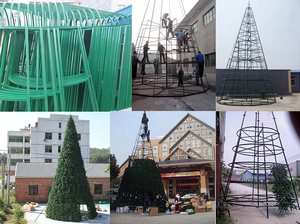 Árbol de Navidad Comercial Gigante de 30 pies/9 m, 25 pies, 20 pies, 15 pies, Árbol de Navidad Artificial Comercial con Luces LED para Decoración - Product Image 6