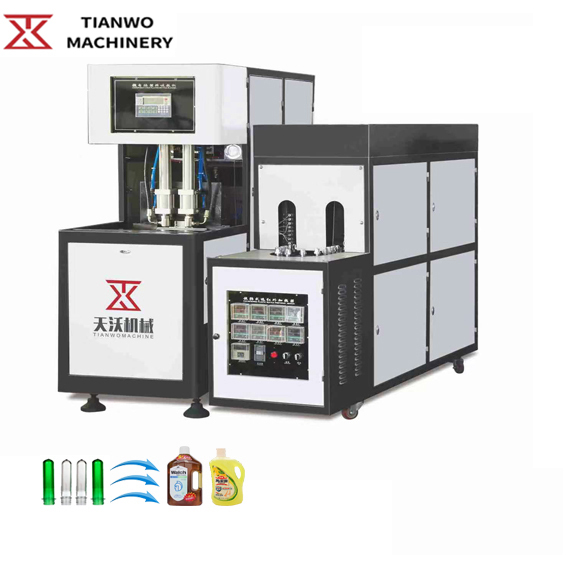 TWB-3L-2 Semi Automatic Blowing Machine High Performance Manufacturing Blow Molding Equipment Stretch Blow Molding Machine