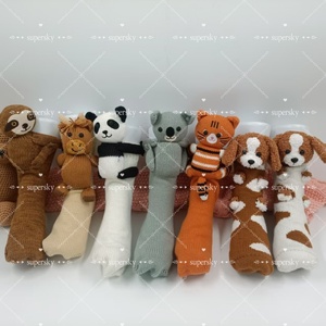 Calcetines de Media Pantorrilla Personalizados Unisex, Tejidos a Mano, con Lindo Diseño 3D de Toro, Cálidos para Invierno, Gruesos, para Uso Doméstico en Interiores, Supersky - Product Image 5