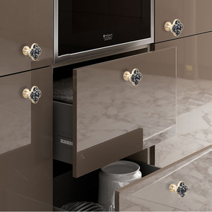 مقبض من سبائك الزنك بتصميم صيني معاصر وملون من أوكالي للاستخدام في مراكز التسوق - Product Image 5
