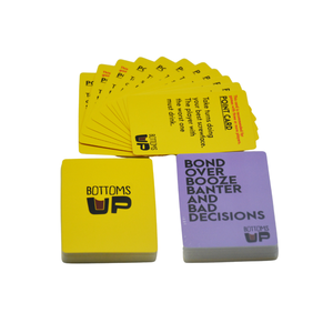Jeu de cartes personnalisé pour adultes <span class=keywords><strong>avec</strong></span> logo imprimé sur du papier, jeu de cartes de fête pour boire, jeu de cartes personnalisé - Product Image 6