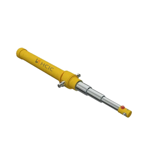 Vente directe usine – Cylindre <span class=keywords><strong>hydraulique</strong></span> <span class=keywords><strong>télescopique</strong></span> 12 tonnes HTC12T, course de 108 pouces, montage inversé, pour benne basculante commerciale, chromé dur - Product Image 1