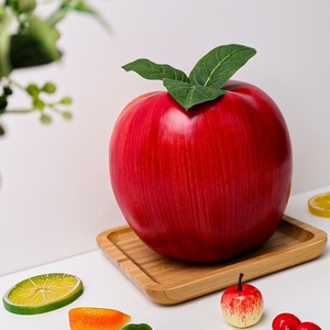 Giả Lớn Màu Đỏ Táo Nhân Tạo Trái Cây Lớn Sống Động Như Thật Lê Đào Cam Dâu Tây Cherry Chuối Cho Cửa Hàng Trang Trí Nội Thất - Product Image 4