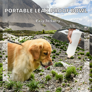 Gamelle anti-étouffement portable pour chien et chat, bleue, carrée, en silicone et ABS, écologique, étanche, avec tapis intégré - Product Image 2