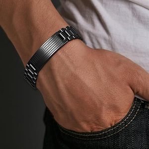 Da uomo in acciaio inox inciso bandiera americana con bibbia verso gioielli cristiani orologio da regalo braccialetto per festa papà <span class=keywords><strong>figlio</strong></span> marito - Product Image 2