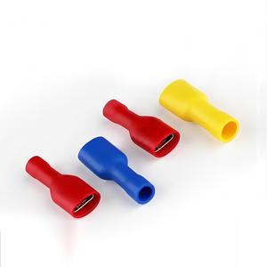 Fdfd 1.25/2/5.5 đầy đủ cách điện Nữ kết nối nhanh chóng ngắt kết nối Brass Điện Uốn Tóc bồng thiết bị đầu cuối với PVC cách nhiệt - Product Image 4
