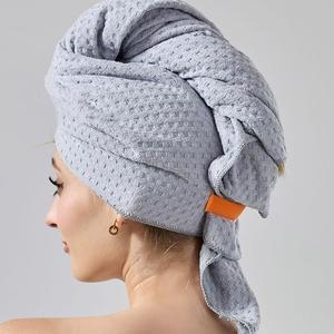 Vente chaude doux rapide absorbant grande gaufre <span class=keywords><strong>cheveux</strong></span> <span class=keywords><strong>serviette</strong></span> Wrap pour les femmes <span class=keywords><strong>cheveux</strong></span> <span class=keywords><strong>bouclés</strong></span> séchage <span class=keywords><strong>serviette</strong></span> personnalisé séchage rapide Turban <span class=keywords><strong>serviette</strong></span> - Product Image 3