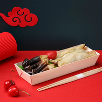 Boîtes à lunch Carton recyclable Lot de 6 diviseurs Traiteur Hot Dog Pla Pâtes Céréales Conteneurs alimentaires en céramique micro-ondables