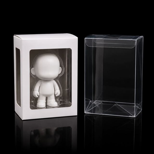 Wholesale Clear Hard Case for Game Protector Box with Varnishing & Embossing Customizable PET Plastic UV Coating US Origin