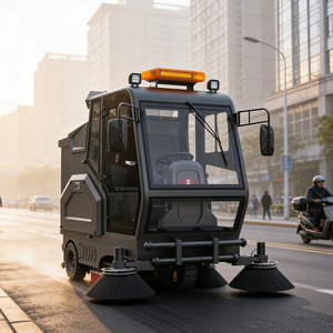 Barredora de Carreteras Autopropulsada Eléctrica CleanHorse M9 Nueva con Función de Pulverización de Agua y Tanque de Agua de 300L para Limpieza de Almacenes - Product Image 3